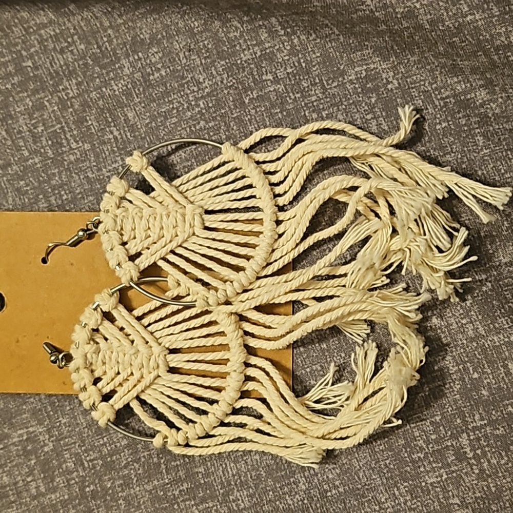 Dream catcher earrings